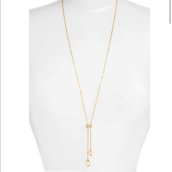 Vince Camuto NWOT Double pearl drop necklace - Picture 4 of 4